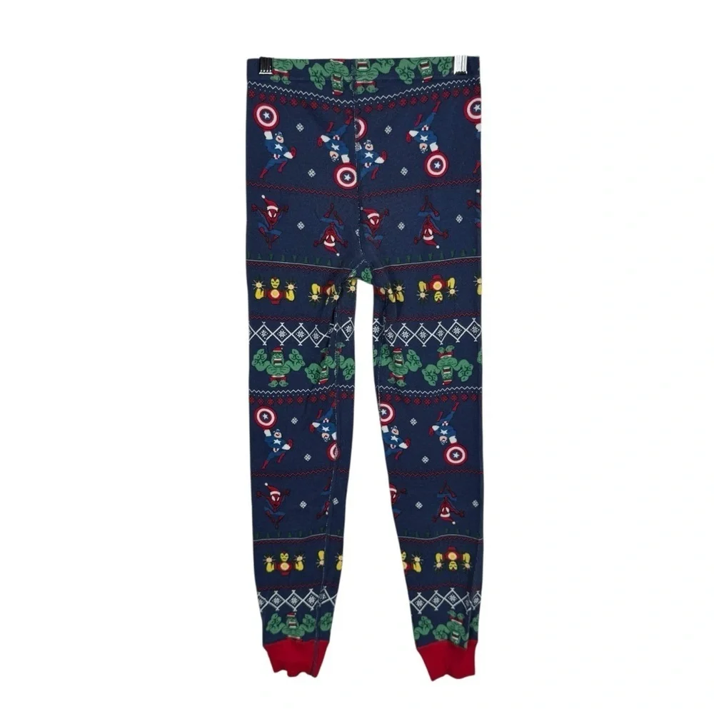 Hanna Andersson x Marvel Christmas Long John Pajama Set, Size 10